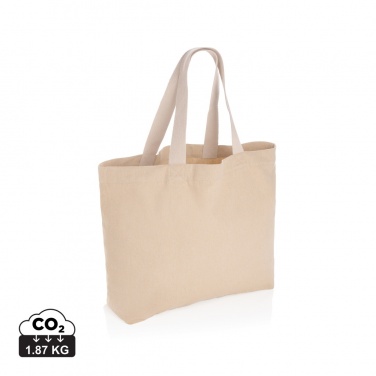 Logo trade promotional items image of: Impact Aware™ 240 gsm rcanvas large tote undyed