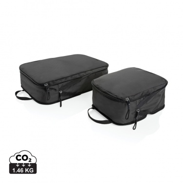 Logotrade business gift image of: Swiss Peak Ridge AWARE™ RPET compression travel cubes 2pc