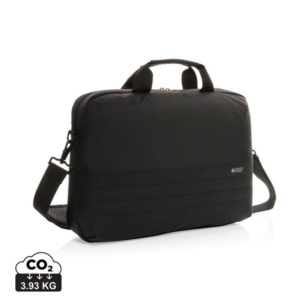 Logotrade corporate gift image of: Swiss Peak AWARE™ RFID 15.6'' laptop bag