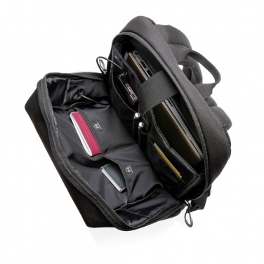 Logotrade promotional gifts photo of: Swiss Peak AWARE™ RFID and USB A laptop backpack