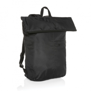 Logo trade promotional merchandise image of: Dillon AWARE™ RPET lightweight foldable backpack