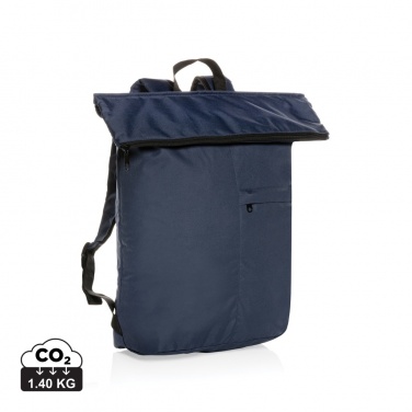 Logo trade promotional item photo of: Dillon AWARE™ RPET lightweight foldable backpack
