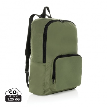 Logotrade corporate gift picture of: Dillon AWARE™ RPET foldable classic backpack
