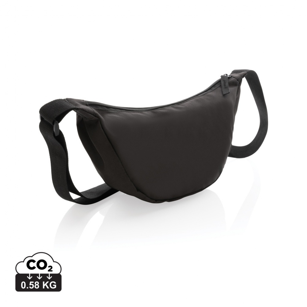 Logotrade promotional giveaways photo of: Crescent AWARE™ RPET half moon sling bag
