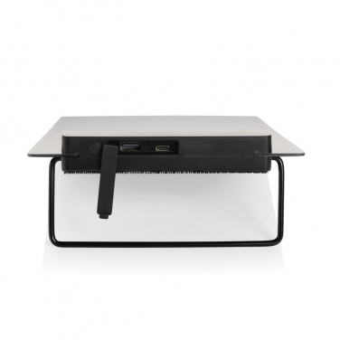 Logotrade promotional giveaway picture of: Pedro AWARE™ RPET deluxe backpack with 5W solar panel