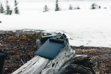 Logotrade advertising product image of: Pedro AWARE™ RPET deluxe backpack with 5W solar panel