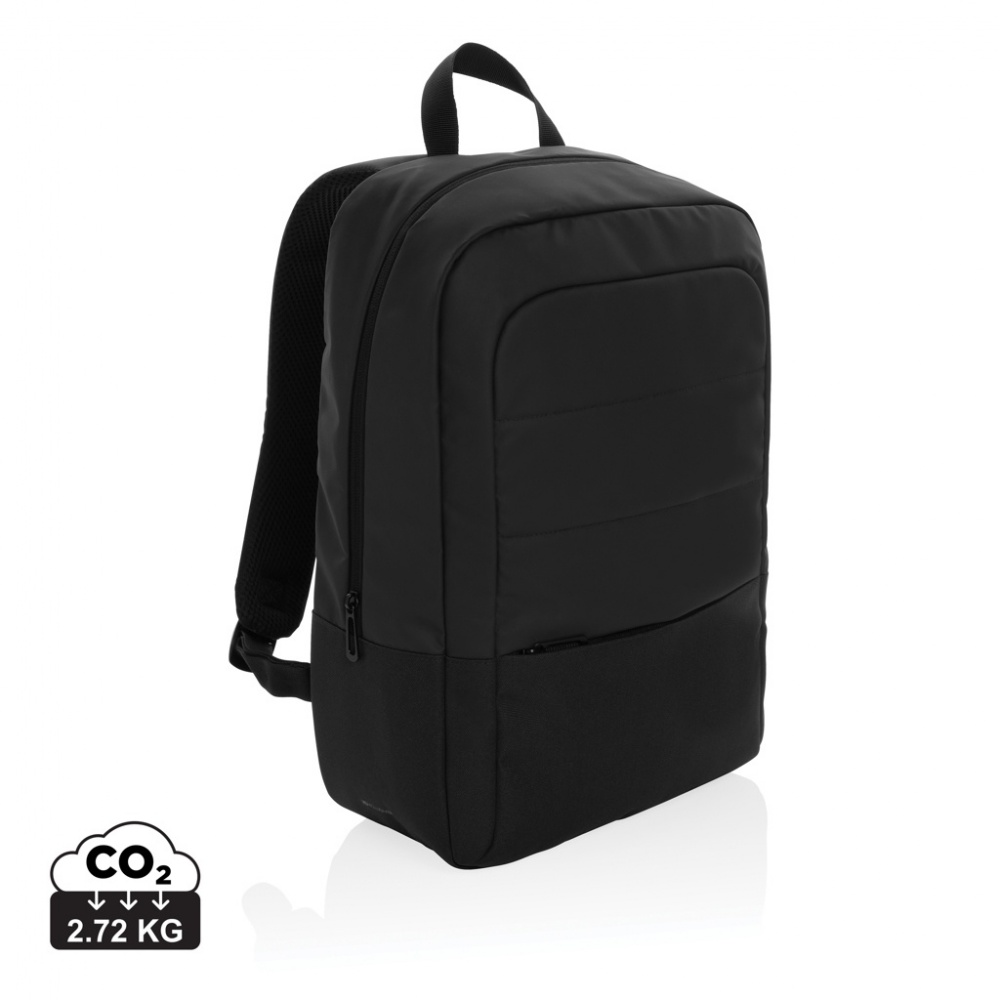 Logotrade advertising products photo of: Armond AWARE™ RPET 15.6 inch standard laptop backpack