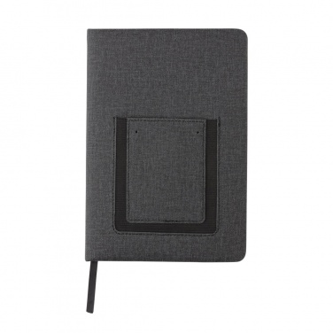 Logotrade business gift image of: Deluxe A5 Notebook with phone pocket