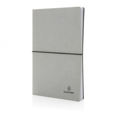 Logotrade business gift image of: A5 recycled leather notebook