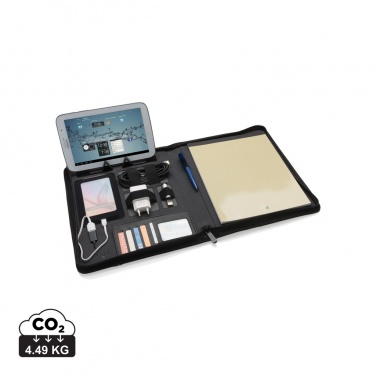 Logo trade promotional items image of: Tech portfolio with powerbank