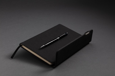 Logo trade promotional merchandise photo of: Swiss Peak deluxe A5 notebook and pen set