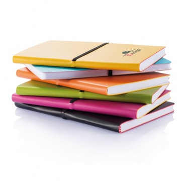 Logo trade advertising product photo of: Deluxe softcover A5 notebook