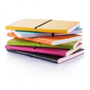 Logo trade advertising products picture of: Deluxe softcover A5 notebook