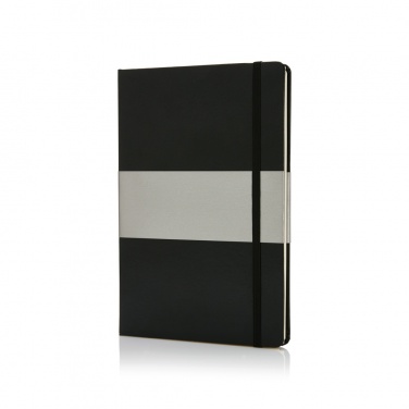 Logo trade business gift photo of: Deluxe hardcover A5 notebook