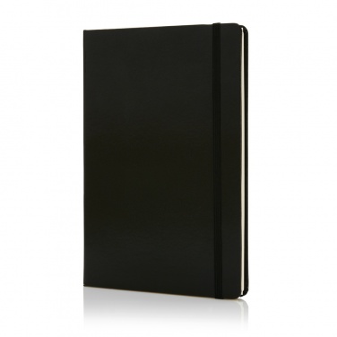 Logo trade promotional products picture of: Deluxe hardcover A5 notebook