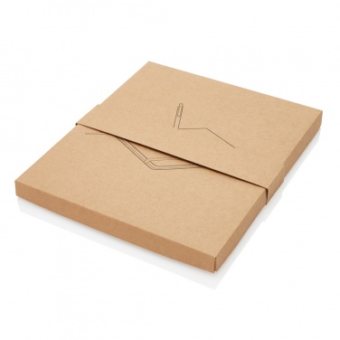 Logotrade promotional items photo of: A5 notebook with bamboo pen including stylus