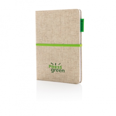 Logotrade promotional gifts photo of: A5 jute notebook