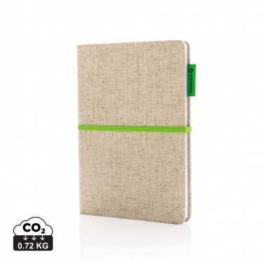 Logotrade promotional gifts photo of: A5 jute notebook