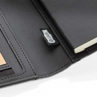 Logo trade corporate gift photo of: Air 5W wireless charging notebook with 5000mAh powerbank