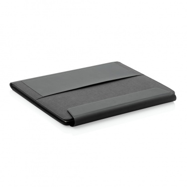 Logotrade advertising product image of: Fiko 5W wireless charging portfolio A4 with powerbank