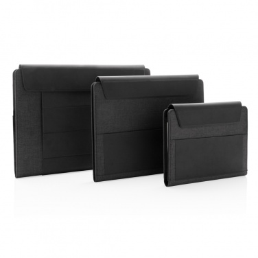 Logotrade promotional merchandise image of: Fiko wireless charging A5 portfolio with powerbank