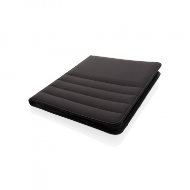Logo trade promotional products picture of: Impact AWARE™ RPET A4 portfolio with zipper