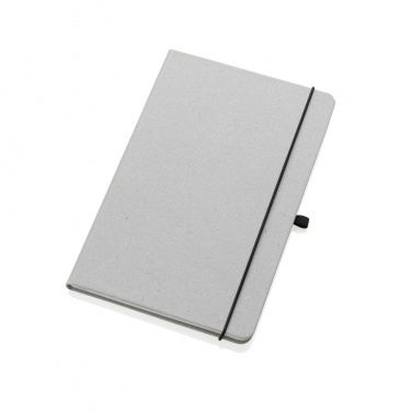 Logo trade corporate gifts picture of: Recycled leather hardcover notebook A5