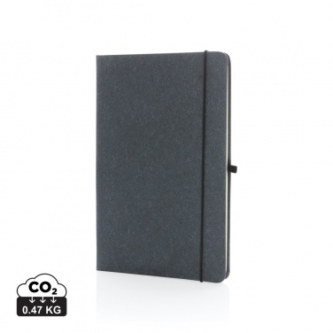 Logo trade promotional items picture of: Recycled leather hardcover notebook A5