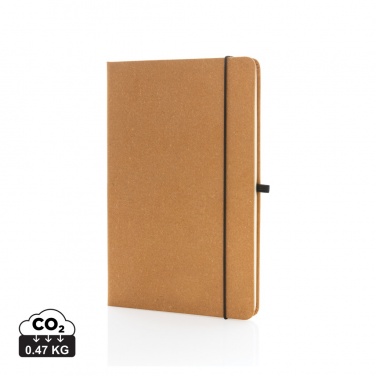 Logotrade business gift image of: Recycled leather hardcover notebook A5