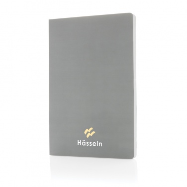 Logo trade advertising products picture of: Impact softcover stone paper notebook A5