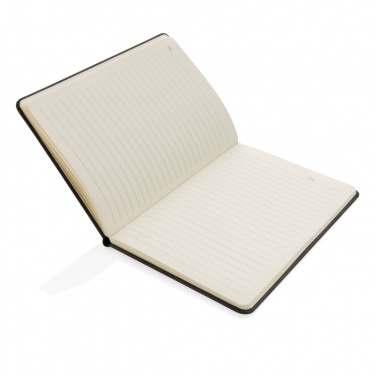Logotrade promotional gifts photo of: Deluxe hardcover PU notebook A5 with phone and pen holder