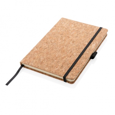 Logo trade advertising products picture of: Cork hardcover notebook A5