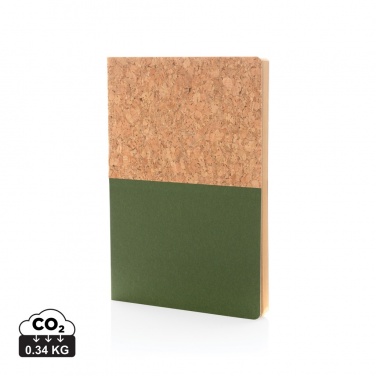 Logotrade promotional product image of: A5 cork & kraft notebook