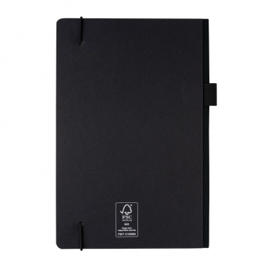 Logotrade promotional item picture of: A5 deluxe kraft hardcover notebook