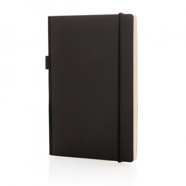 Logo trade promotional merchandise image of: A5 deluxe kraft hardcover notebook