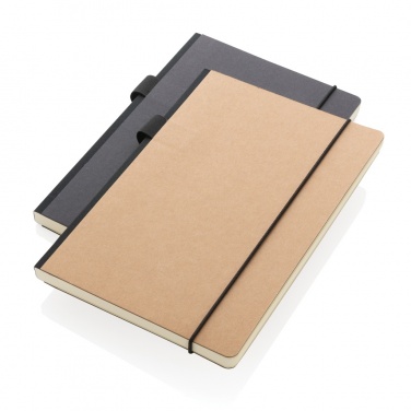 Logo trade promotional gifts image of: A5 deluxe kraft hardcover notebook