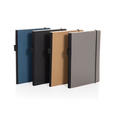 Logotrade promotional giveaway image of: A5 deluxe kraft hardcover notebook