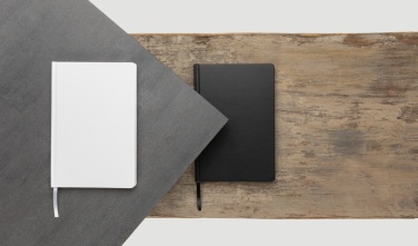 Logo trade business gifts image of: A5 Impact stone paper hardcover notebook