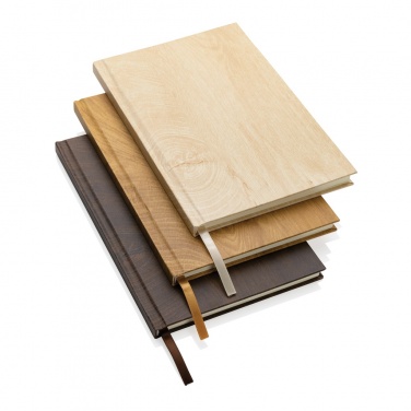 Logo trade promotional gift photo of: Kavana wood print A5 notebook