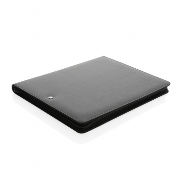 Logo trade promotional giveaway photo of: Swiss Peak Heritage RCS rPU A4 portfolio with zipper