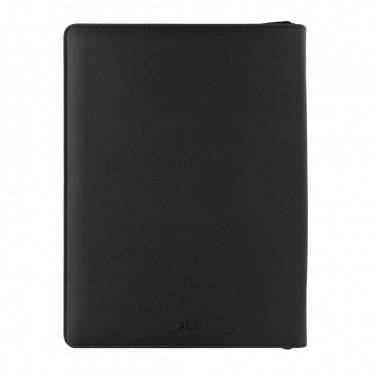 Logo trade promotional item photo of: Swiss Peak Heritage RCS rPU A4 portfolio with zipper