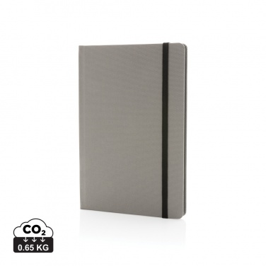 Logo trade promotional giveaways picture of: GRS certified RPET A5 notebook