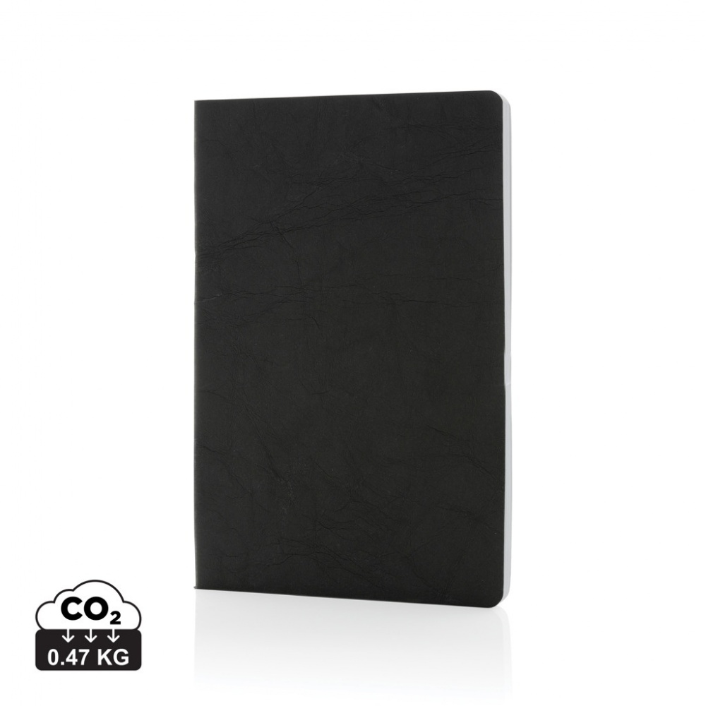 Logotrade advertising products photo of: Salton A5 GRS certified recycled paper notebook