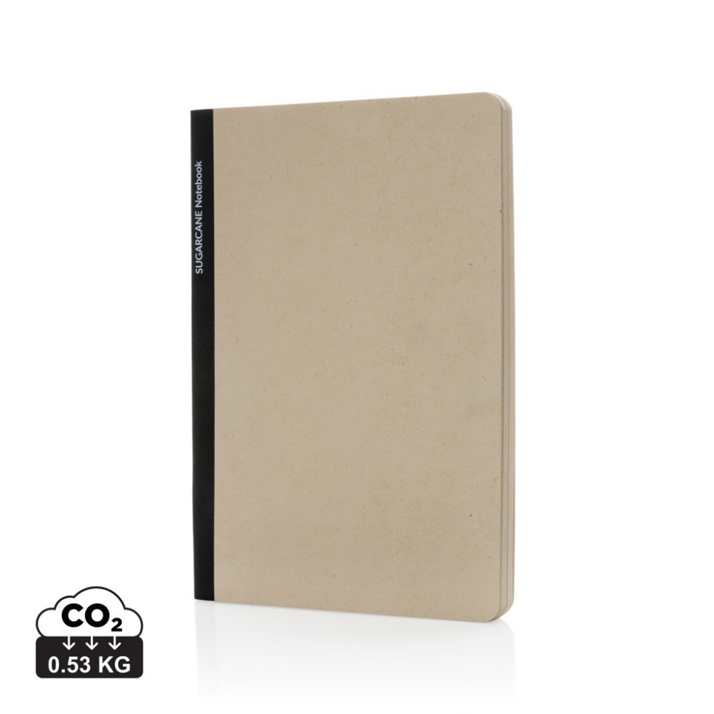 Logotrade promotional giveaway picture of: Stylo Sugarcane paper A5 Notebook
