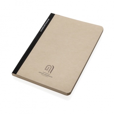 Logo trade promotional merchandise image of: Stylo Sugarcane paper A5 Notebook