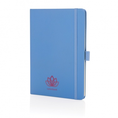 Logotrade promotional product picture of: Sam A5 RCS certified bonded leather classic notebook