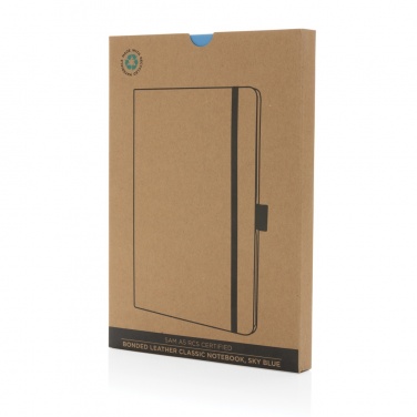 Logotrade promotional merchandise image of: Sam A5 RCS certified bonded leather classic notebook