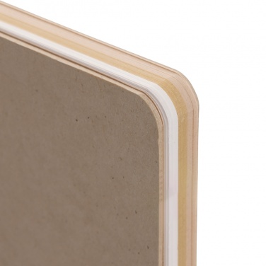 Logo trade promotional merchandise photo of: Elowen A5 tree free notebook