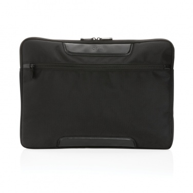 Logotrade promotional item image of: Swiss Peak AWARE™ RPET Voyager 15.6" laptop sleeve
