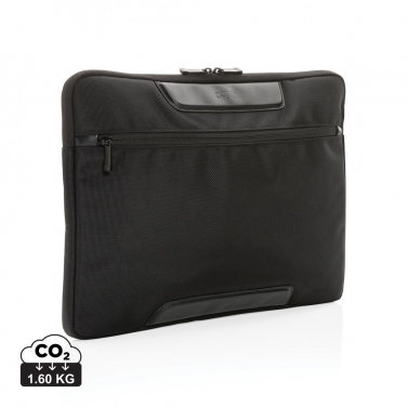 Logo trade promotional giveaways image of: Swiss Peak AWARE™ RPET Voyager 15.6" laptop sleeve